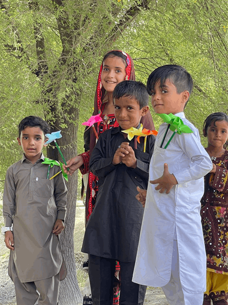 آیین کلنگ زنی دبستان روستا دَج شنبه