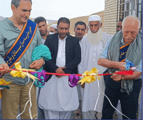 آیین افتتاح دبستان ۶ کلاسه نور خدا و کتابخانه کودک در روستاى دک باهو